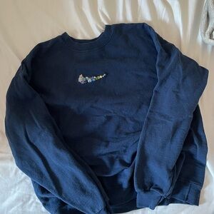 Hanes Deep Blue Crewneck Sweater